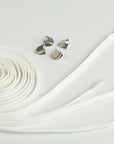 White Elastic Laces - Rutsu Barefoot