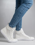 Rutsu Breeze Barefoot Sneakers High White