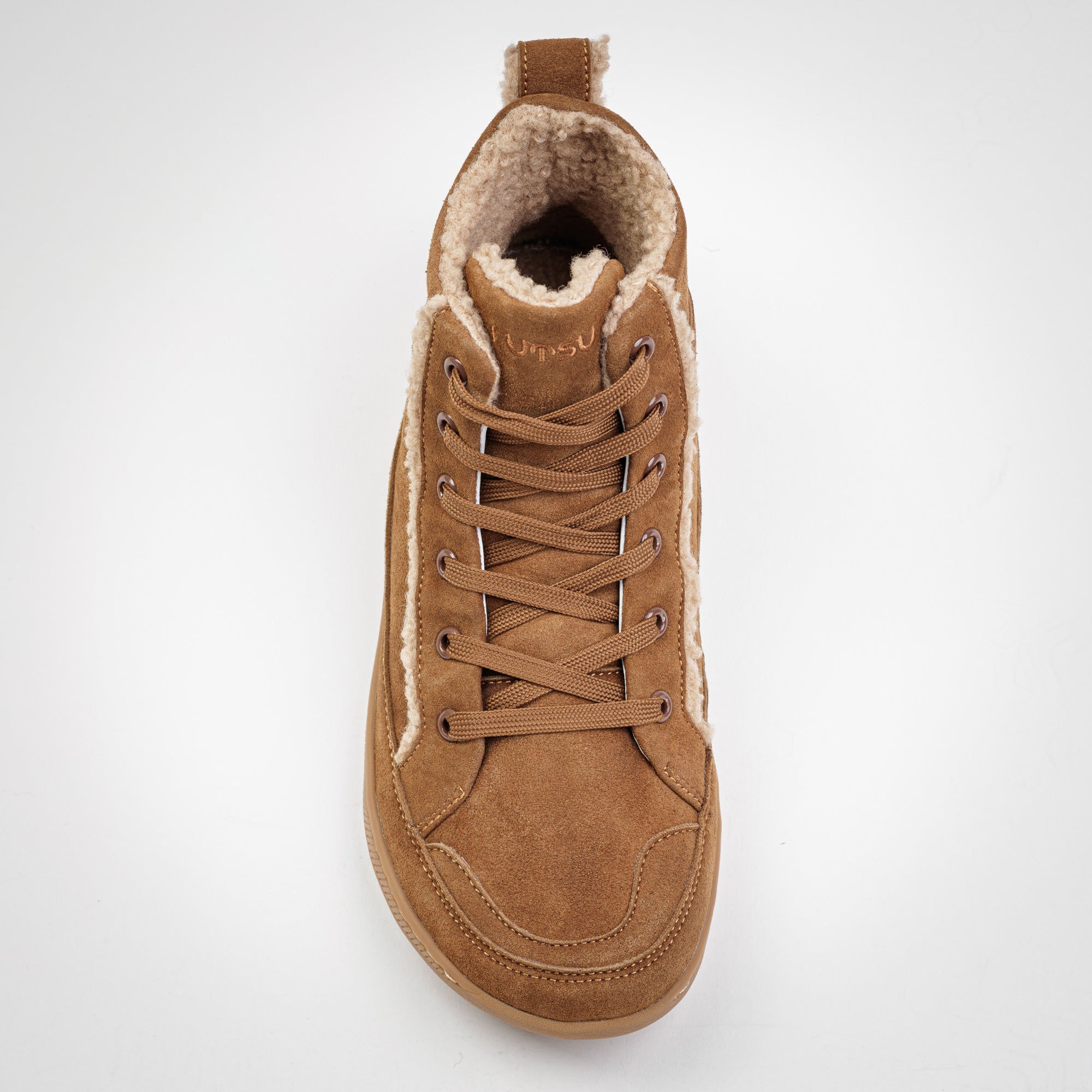 Rutsu Summit Barefoot Boots Fur Brown