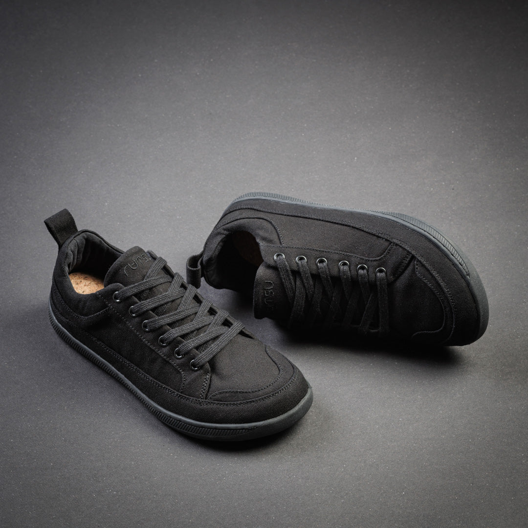 Rutsu Original Barefoot Sneakers Low Black