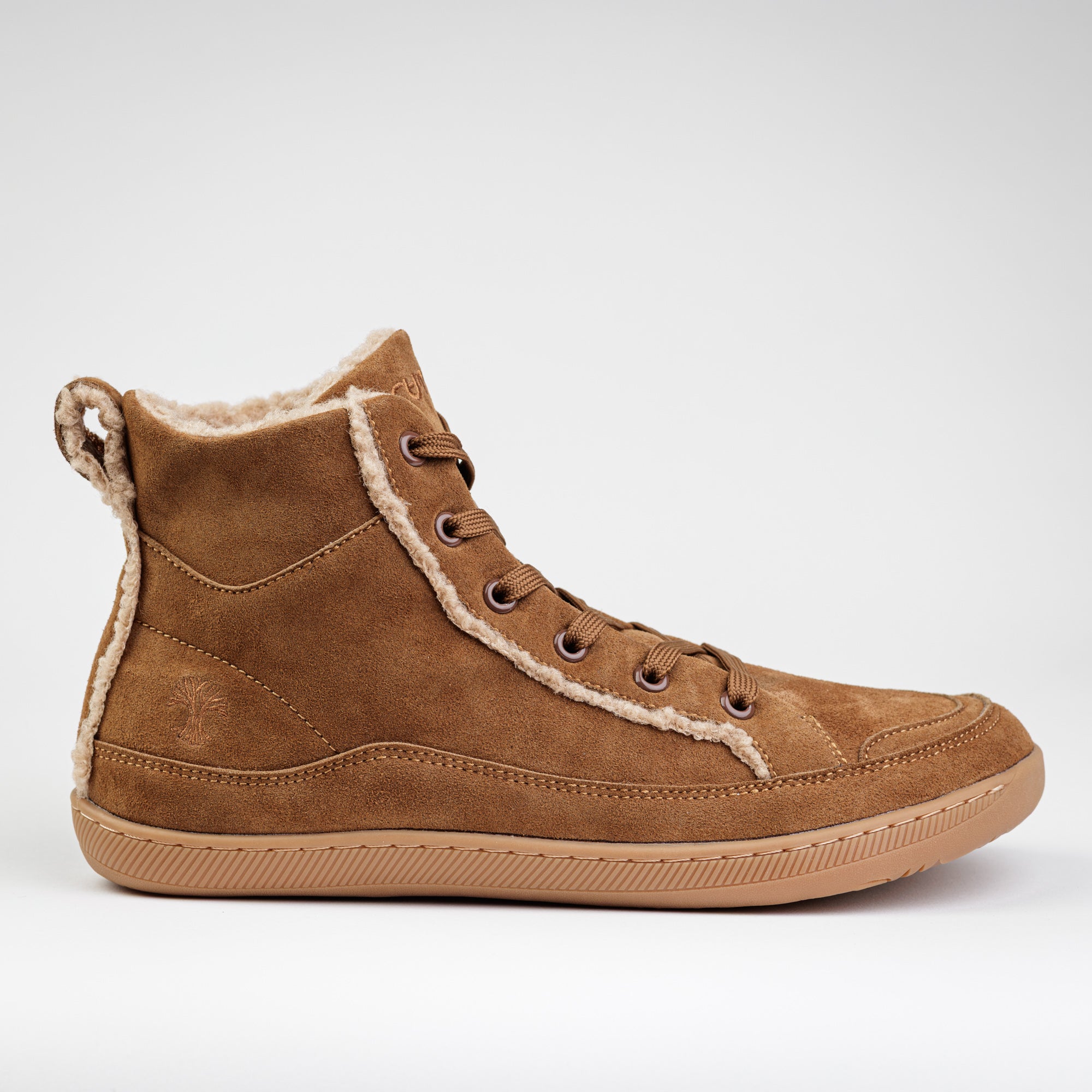 Rutsu Summit Barefoot Boots Fur Brown
