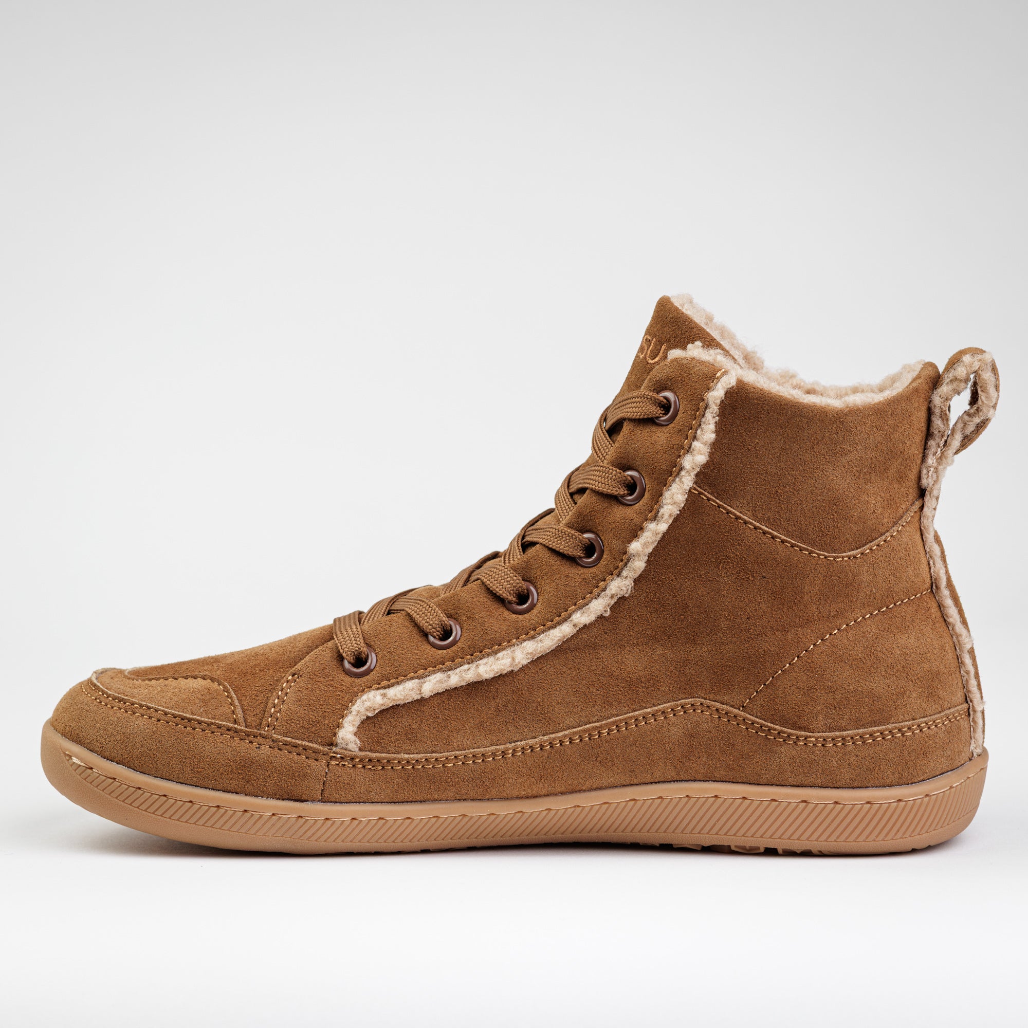 Rutsu Summit Barefoot Boots Fur Brown