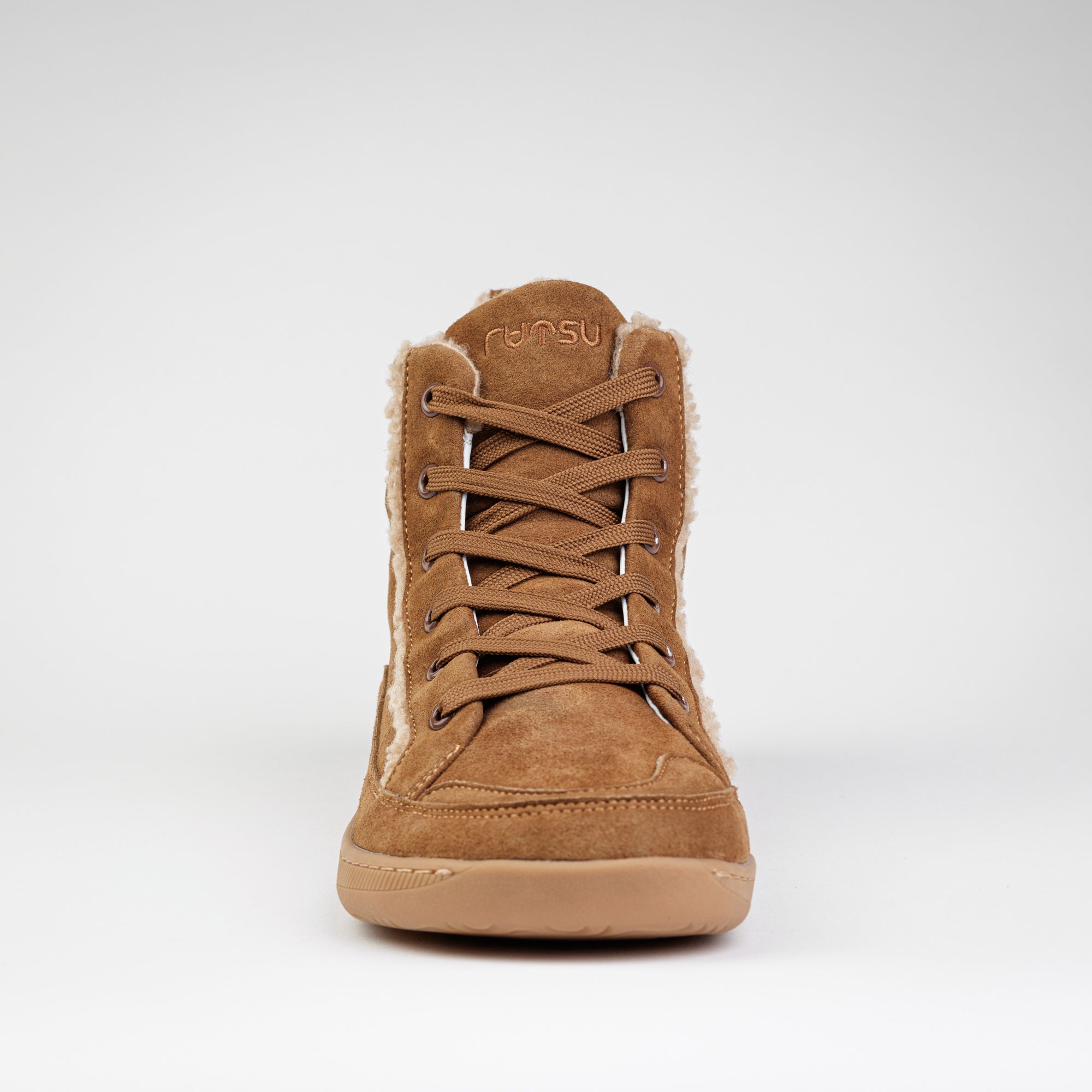 Rutsu Summit Barefoot Boots Fur Brown