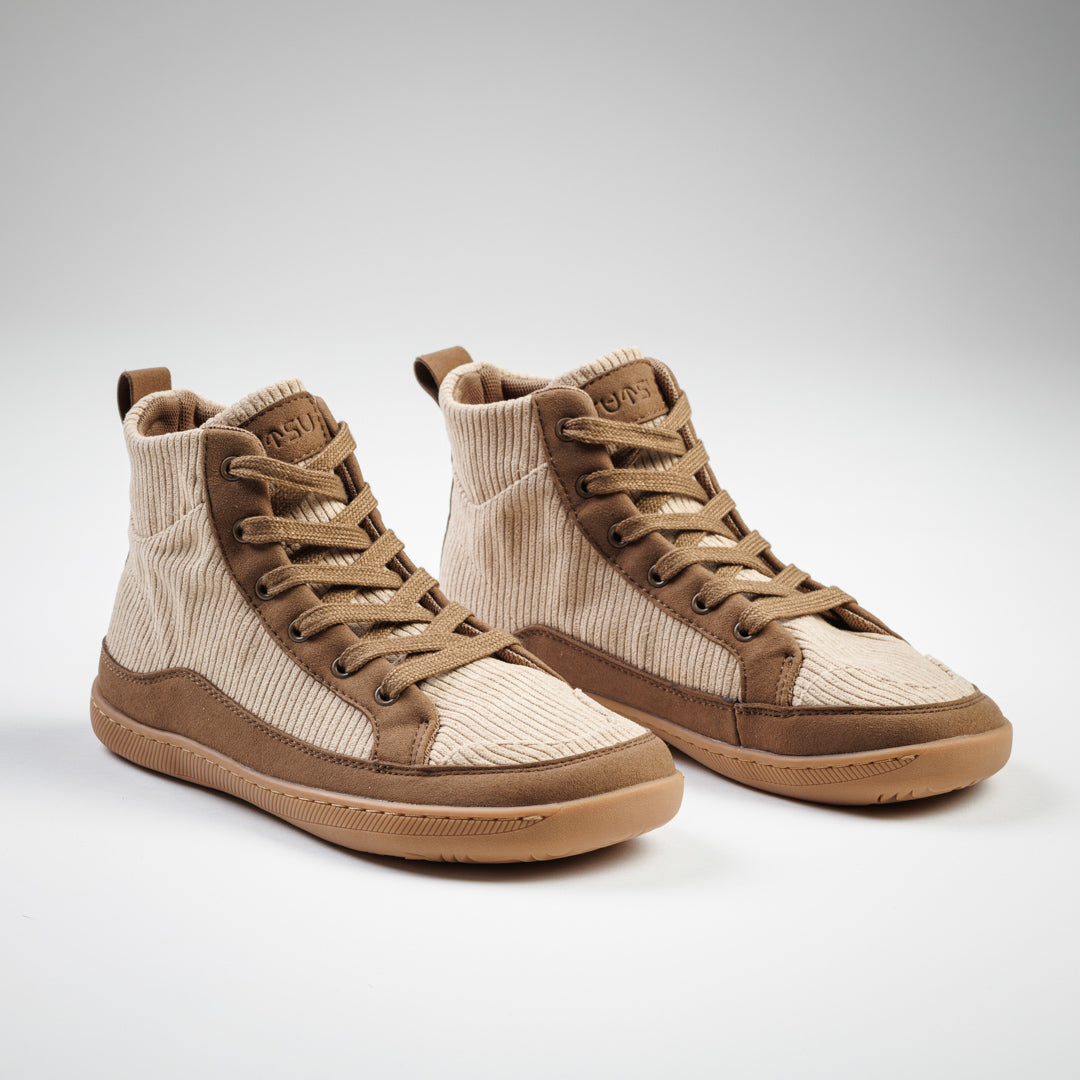 Rutsu Original Barefoot Sneakers High Corduroy