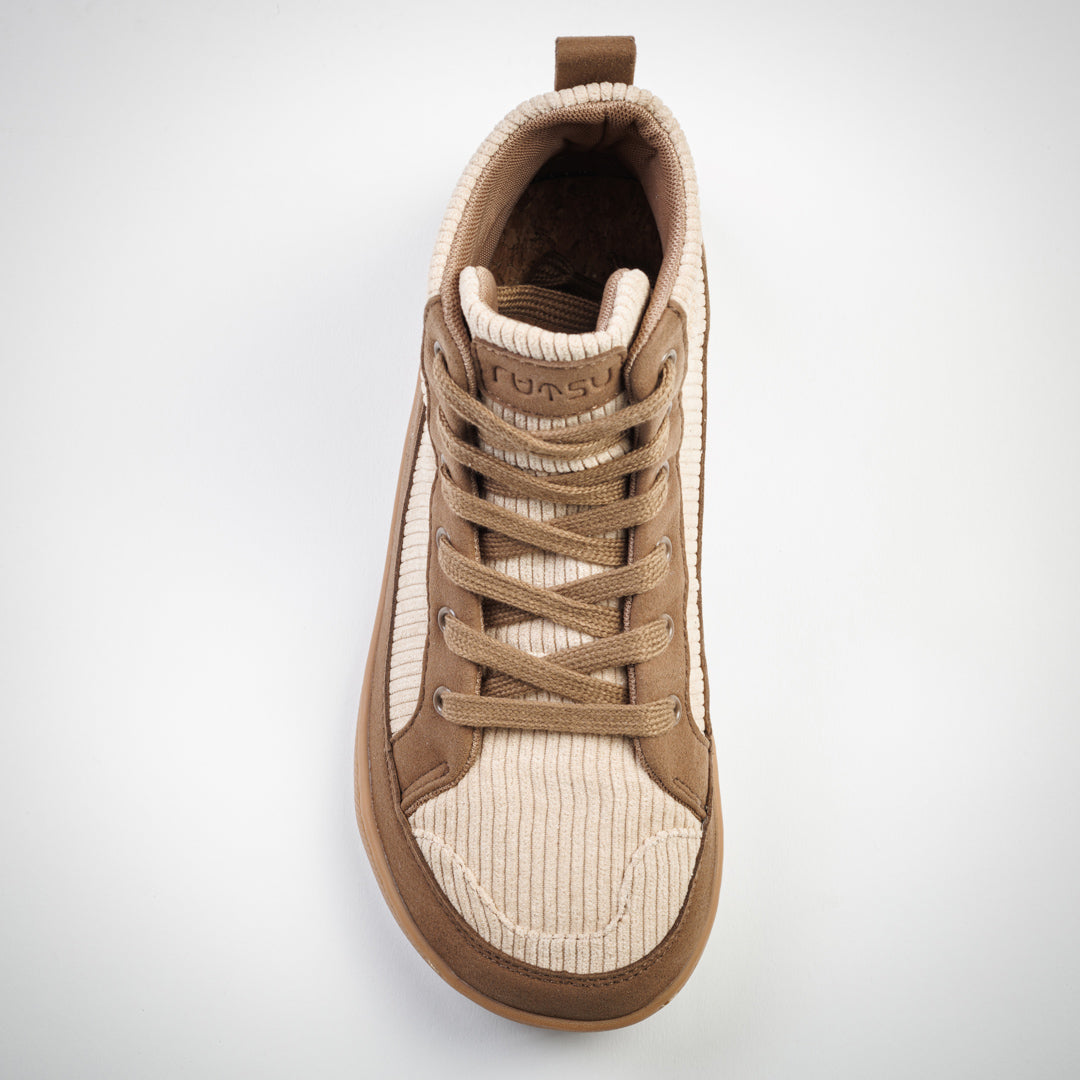 Rutsu Original Barefoot Sneakers High Corduroy