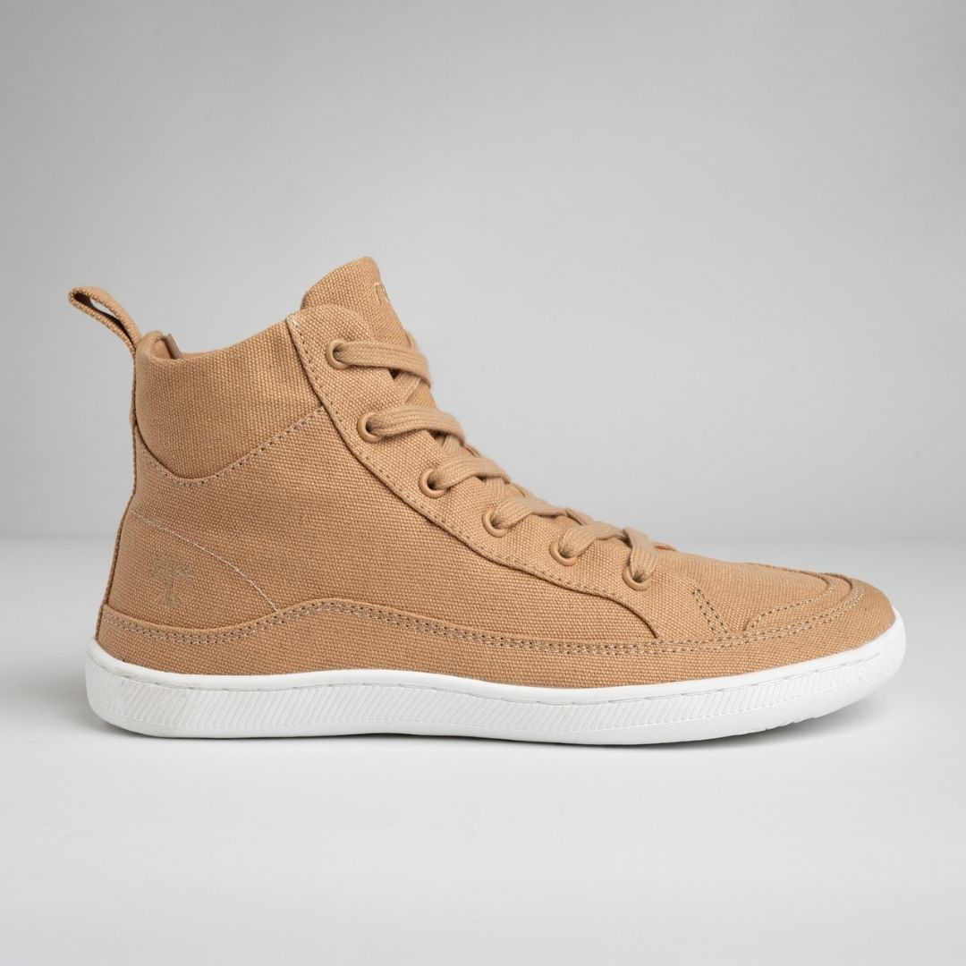 Rutsu Original Women Barefoot Sneakers High Beige - Rutsu Barefoot