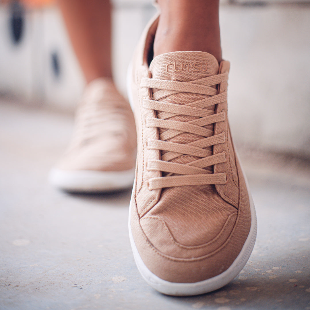 Rutsu Original Barefoot Sneakers Low Camel