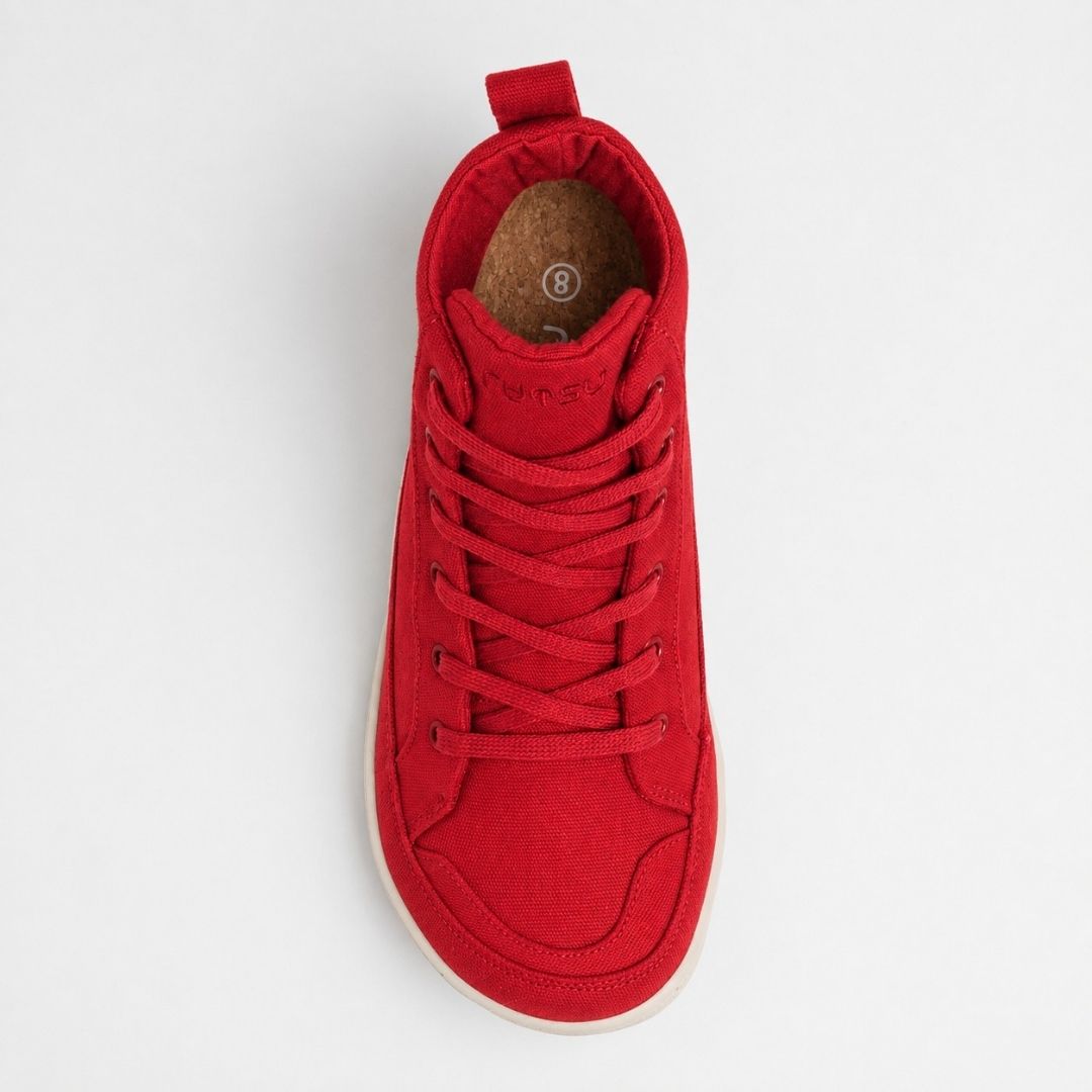 Rutsu Original Barefoot Sneakers High Red