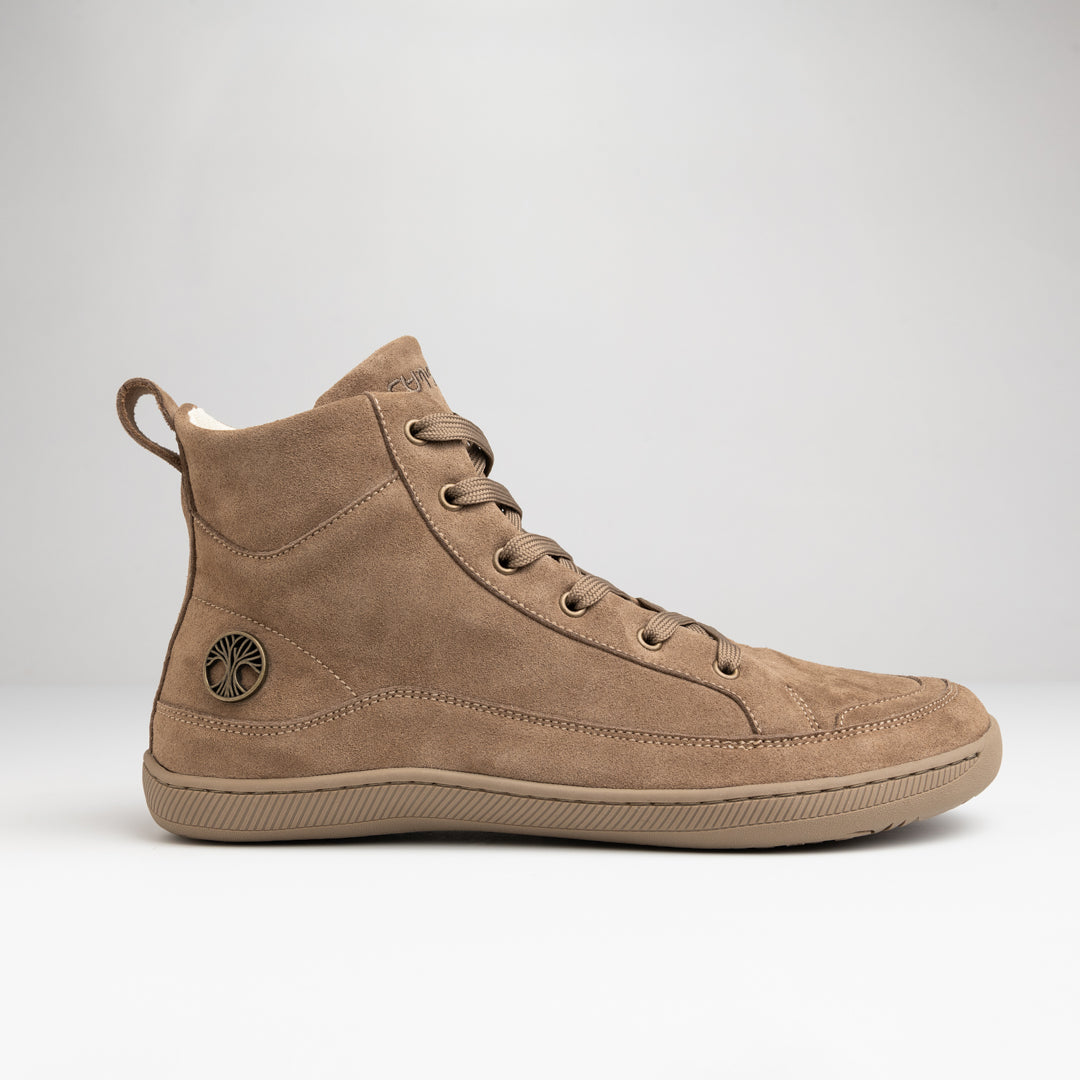 Menu Rutsu Rutsu Earth Fusion Leather | High Top Brown – Rutsu Barefoot