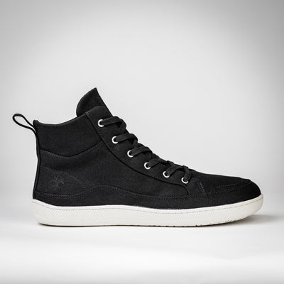 Rutsu Original Barefoot Sneakers High Black & White