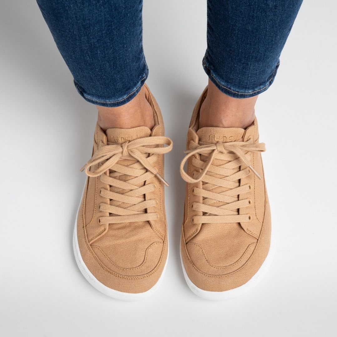 Rutsu Original Barefoot Sneakers Low Camel