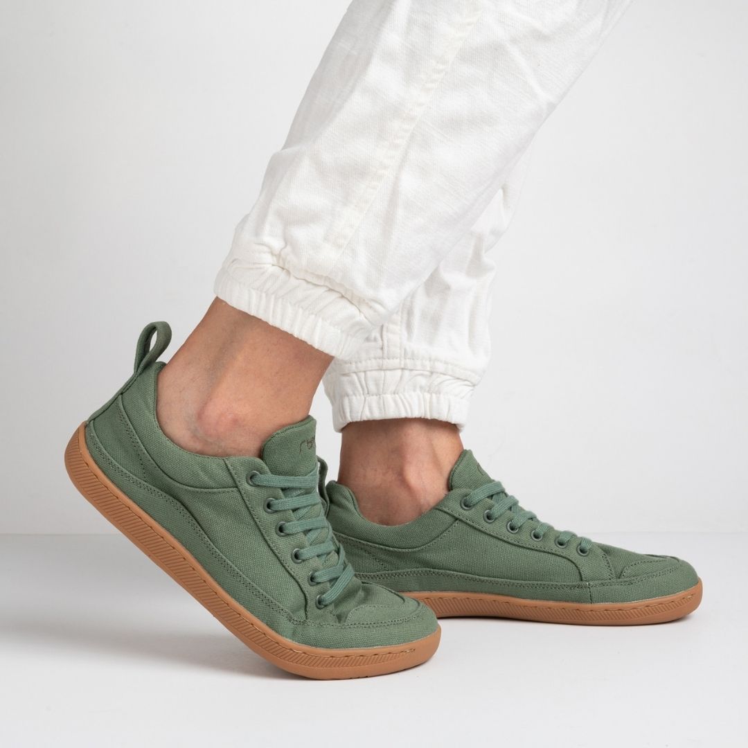 Elegant Rutsu Original Barefoot Sneakers Low Top Green – Rutsu