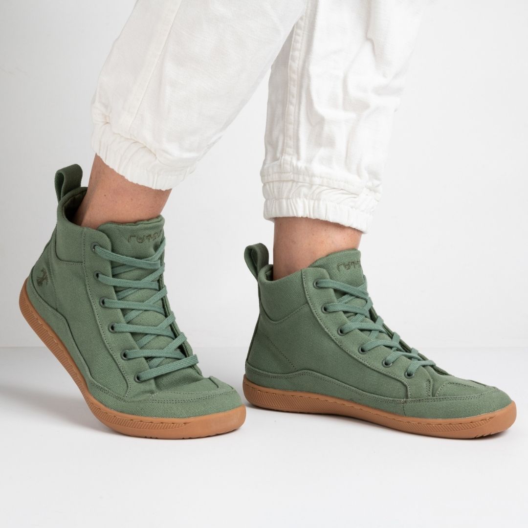 Rutsu Original Barefoot Sneakers High Green