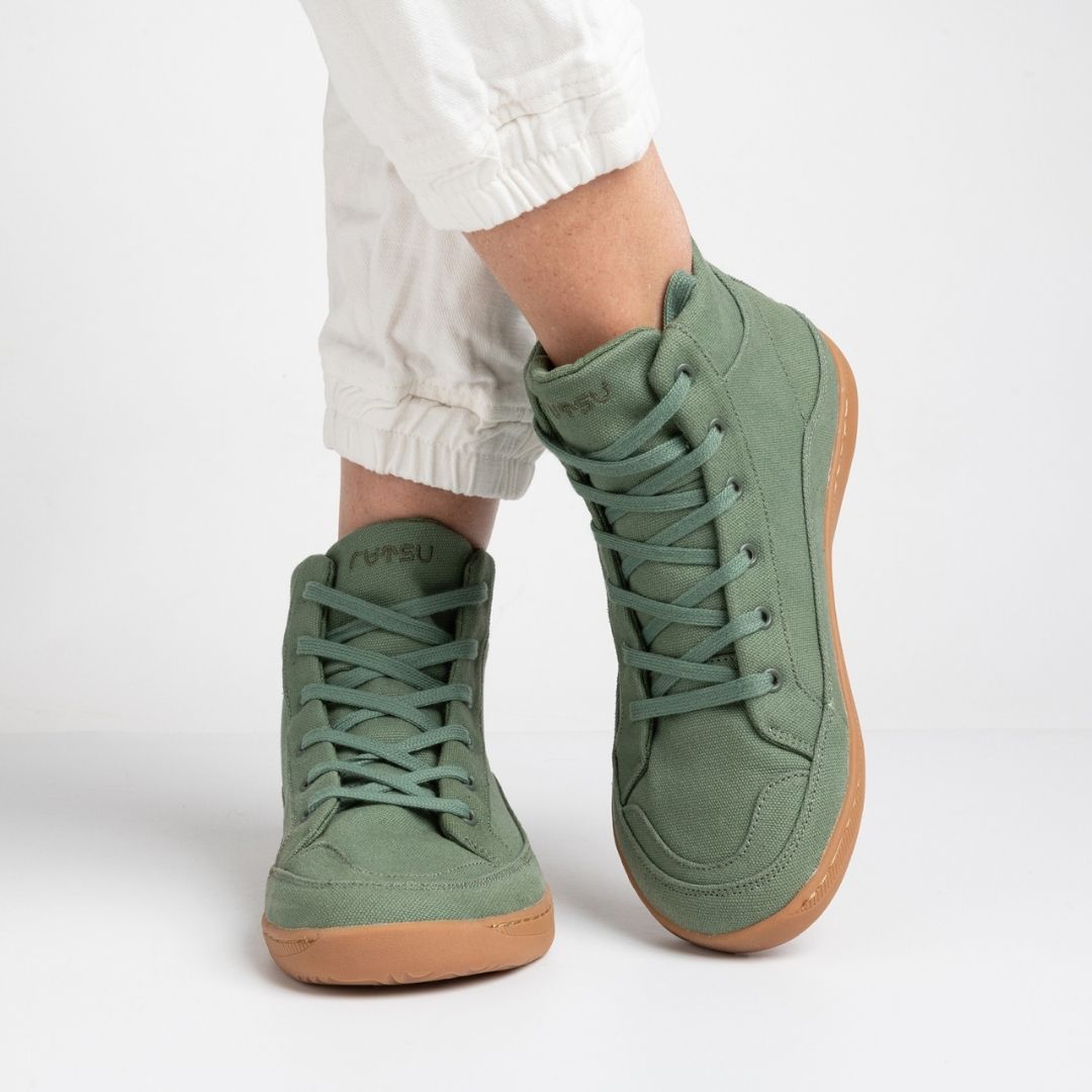 Rutsu Original Barefoot Sneakers High Green